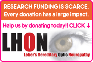 Link to donate to LHON organization